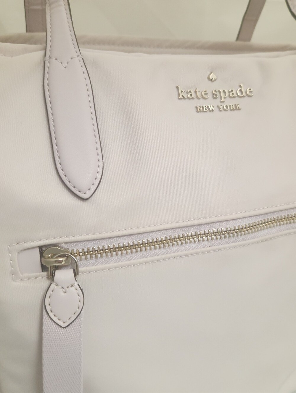 kate spade Pale Purple Nylon Diaper Bag with Many Pockets - Picture 5 of 16